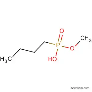 Molecular Structure of 920-10-5 (Phosphonic acid, butyl-, monomethyl ester)