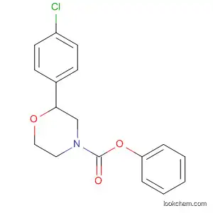 Molecular Structure of 920799-11-7 (4-Morpholinecarboxylic acid, 2-(4-chlorophenyl)-, phenyl ester, (2S)-)
