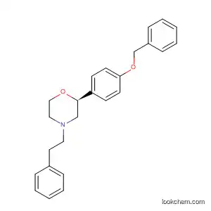 Molecular Structure of 920799-42-4 (Morpholine, 4-(2-phenylethyl)-2-[4-(phenylmethoxy)phenyl]-, (2S)-)