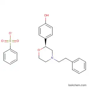 Molecular Structure of 920799-93-5 (Phenol, 4-[(2S)-4-(2-phenylethyl)-2-morpholinyl]-, 1-benzenesulfonate)