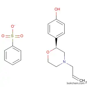 Molecular Structure of 920799-97-9 (Phenol, 4-[(2S)-4-(2-propen-1-yl)-2-morpholinyl]-, 1-benzenesulfonate)