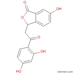 Molecular Structure of 15833-58-6 (2(3H)-Benzofuranone, 3-[2-(2,4-dihydroxyphenyl)-2-oxoethyl]-6-hydroxy-)