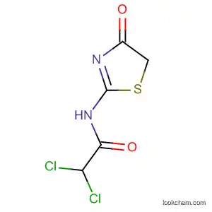 Molecular Structure of 1747-37-1 (Acetamide, 2,2-dichloro-N-(4,5-dihydro-4-oxo-2-thiazolyl)-)