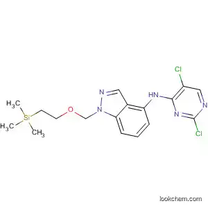 Molecular Structure of 921600-47-7 (1H-Indazol-4-amine,
N-(2,5-dichloro-4-pyrimidinyl)-1-[[2-(trimethylsilyl)ethoxy]methyl]-)