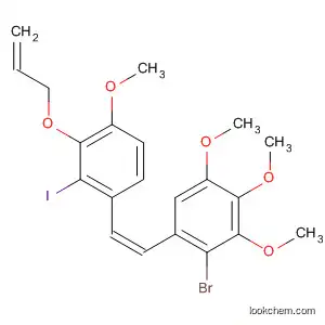 Molecular Structure of 921931-97-7 (Benzene,
2-bromo-1-[(1Z)-2-[2-iodo-4-methoxy-3-(2-propen-1-yloxy)phenyl]ethen
yl]-3,4,5-trimethoxy-)