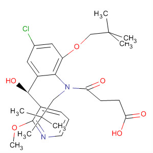 Butanoic acid,  4-[[4-chloro-2-(2,2-dimethylpropoxy)-6-[(S)-hydroxy(2-methoxy-3-pyridin  yl)methyl]phenyl](2,2-dimethylpropyl)amino]-4-oxo-