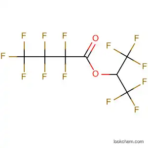 Molecular Structure of 922168-41-0 (Butanoic acid, 2,2,3,3,4,4,4-heptafluoro-,
2,2,2-trifluoro-1-(trifluoromethyl)ethyl ester)