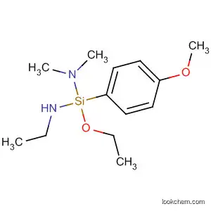 Molecular Structure of 923560-82-1 (Silanediamine, 1-ethoxy-N'-ethyl-1-(4-methoxyphenyl)-N,N-dimethyl-)