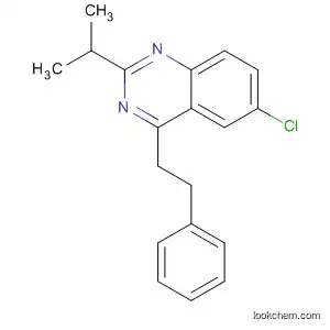 Quinazoline, 6-chloro-2-(1-methylethyl)-4-(2-phenylethyl)-