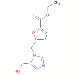2-Furancarboxylic acid, 5-[[5-(hydroxymethyl)-1H-imidazol-1-yl]methyl]-,  ethyl ester