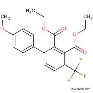 1,4-Cyclohexadiene-1,2-dicarboxylic acid,
3-(4-methoxyphenyl)-6-(trifluoromethyl)-, 1,2-diethyl ester