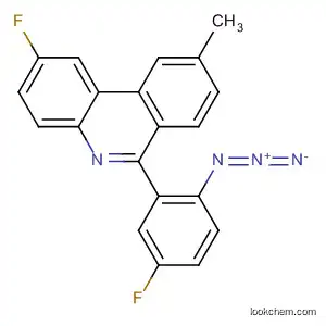 Molecular Structure of 925207-08-5 (Phenanthridine, 6-(2-azido-5-fluorophenyl)-2-fluoro-9-methyl-)