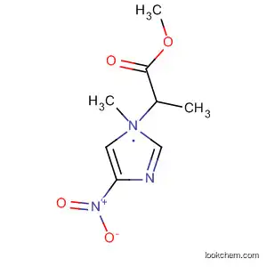 Molecular Structure of 925417-10-3 (1H-Imidazole-1-propanoic acid, a-methyl-4-nitro-, methyl ester)