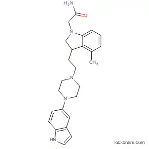 1H-Indole-1-acetamide,
2,3-dihydro-3-[2-[4-(1H-indol-5-yl)-1-piperazinyl]ethyl]-4-methyl-