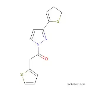 Molecular Structure of 926931-39-7 (Ethanone, 1-[4,5-dihydro-3-(2-thienyl)-1H-pyrazol-1-yl]-2-(2-thienyl)-)
