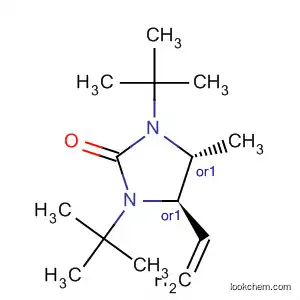 Molecular Structure of 927902-87-2 (2-Imidazolidinone, 1,3-bis(1,1-dimethylethyl)-4-ethenyl-5-methyl-,
(4R,5R)-rel-)