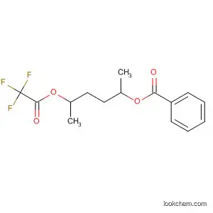 Molecular Structure of 928164-56-1 (Acetic acid, 2,2,2-trifluoro-, 4-(benzoyloxy)-1-methylpentyl ester)