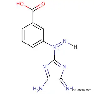 Molecular Structure of 929050-11-3 (Benzoic acid, 3-[(1E)-2-(5-amino-4-imino-4H-imidazol-2-yl)diazenyl]-)