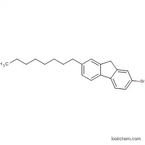 Molecular Structure of 99012-38-1 (9H-Fluorene, 2-bromo-7-octyl-)