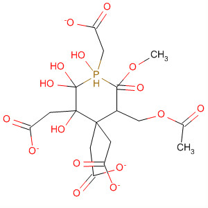 Molecular Structure of 101401-41-6 (2,3,4,5-Phosphorinanetetrol, 6-[(acetyloxy)methyl]-1-methoxy-,
tetraacetate, 1-oxide)
