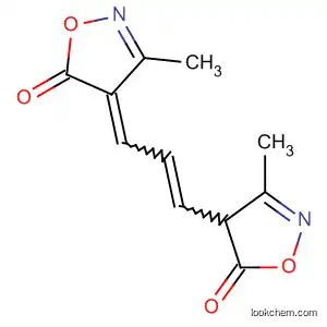 Molecular Structure of 10421-06-4 (5(4H)-Isoxazolone,
4-[3-(4,5-dihydro-3-methyl-5-oxo-4-isoxazolyl)-2-propenylidene]-3-meth
yl-)