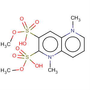 Molecular Structure of 19430-52-5 (1,5-Naphthyridinium, 1,5-dimethyl-, bis(methyl sulfate))