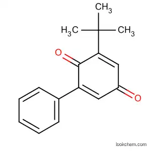 Molecular Structure of 25441-61-6 (2,5-Cyclohexadiene-1,4-dione, 2-(1,1-dimethylethyl)-6-phenyl-)
