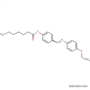 Molecular Structure of 38454-18-1 (Heptanoic acid, 4-[(4-ethoxyphenyl)azo]phenyl ester, (E)-)