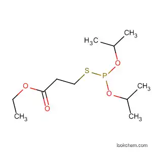 Molecular Structure of 4600-46-8 (Propanoic acid, 3-[[bis(1-methylethoxy)phosphinyl]thio]-, ethyl ester)