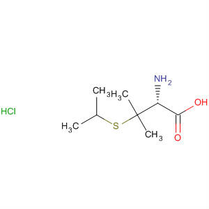 Molecular Structure of 49801-38-9 (Valine, 3-[(1-methylethyl)thio]-, hydrochloride)