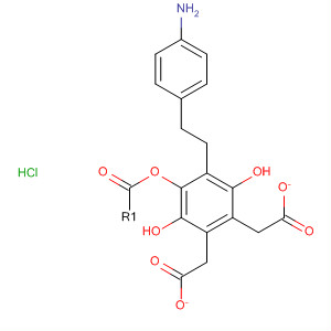 1,4-Benzenediol, 2-[2-(4-aminophenyl)ethyl]-, diacetate (ester), hydrochloride