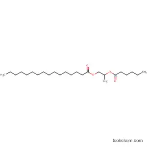 Molecular Structure of 56588-23-9 (Di(hexadecanoic acid)2-[(1-oxohexyl)oxy]-1,3-propanediyl ester)