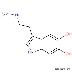 Molecular Structure of 59785-10-3 (1H-Indole-5,6-diol, 3-[2-(methylamino)ethyl]-)