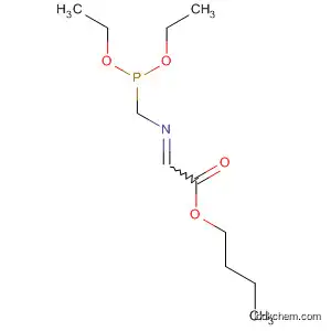 Molecular Structure of 60671-39-8 (Acetic acid, [[(diethoxyphosphinyl)methyl]imino]-, butyl ester)