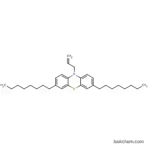 Molecular Structure of 60773-66-2 (10H-Phenothiazine, 3,7-dioctyl-10-(2-propenyl)-)