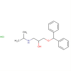 2-Propanol, 1-(diphenylmethoxy)-3-[(1-methylethyl)amino]-, hydrochloride