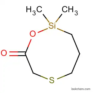 1-Oxa-6-thia-2-silacyclooctan-8-one, 2,2-dimethyl-