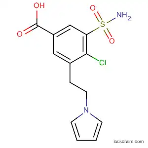 Molecular Structure of 67641-68-3 (Benzoic acid, 3-(aminosulfonyl)-4-chloro-5-[2-(1H-pyrrol-1-yl)ethyl]-)