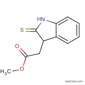 Molecular Structure of 69261-17-2 (1H-Indole-3-acetic acid, 2,3-dihydro-2-thioxo-, methyl ester)