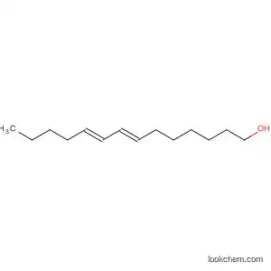 Molecular Structure of 72648-92-1 (7,9-Tetradecadien-1-ol, (E,E)-)