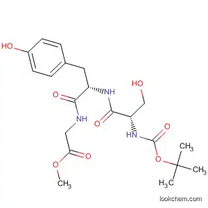 Molecular Structure of 78800-30-3 (Glycine, N-[N-[N-[(1,1-dimethylethoxy)carbonyl]-L-seryl]-L-tyrosyl]-,
methyl ester)