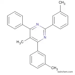 Molecular Structure of 94770-89-5 (Pyrimidine, 5-methyl-2,4-bis(3-methylphenyl)-6-phenyl-)