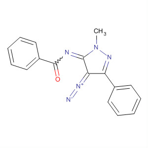 Benzamide,  N-(4-diazo-2,4-dihydro-2-methyl-5-phenyl-3H-pyrazol-3-ylidene)-