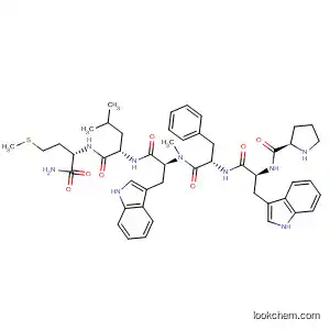 Molecular Structure of 94777-76-1 (L-Methioninamide,
L-prolyl-D-tryptophyl-L-phenylalanyl-N-methyl-D-tryptophyl-L-leucyl-)
