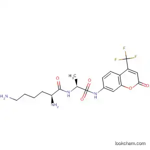 Molecular Structure of 94787-68-5 (L-Alaninamide,
L-lysyl-N-[2-oxo-4-(trifluoromethyl)-2H-1-benzopyran-7-yl]-)