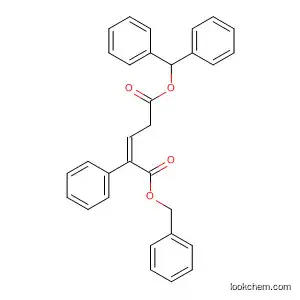 Molecular Structure of 97517-72-1 (2-Pentenedioic acid, 2-phenyl-, 1-(diphenylmethyl) 5-(phenylmethyl)
ester, (Z)-)