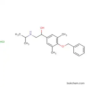 Molecular Structure of 97888-57-8 (Benzenemethanol,
3,5-dimethyl-a-[[(1-methylethyl)amino]methyl]-4-(phenylmethoxy)-,
hydrochloride)