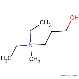 Molecular Structure of 97992-15-9 (1-Propanaminium, N,N-diethyl-3-hydroxy-N-methyl-)