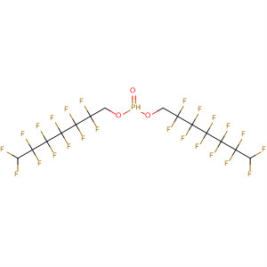 Molecular Structure of 102335-26-2 (Phosphonic acid, bis(2,2,3,3,4,4,5,5,6,6,7,7-dodecafluoroheptyl) ester)