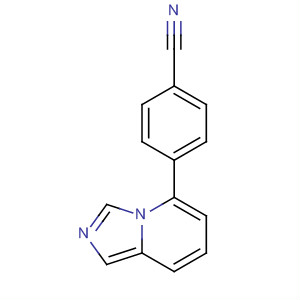 Molecular Structure of 102676-37-9 (Benzonitrile, 4-imidazo[1,5-a]pyridin-5-yl-)